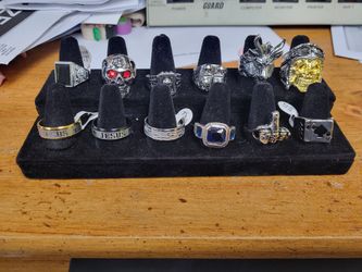 New Men's Stainless Steel Rings Size 11 And 12