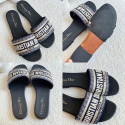 Dior Dway slides (size 35)