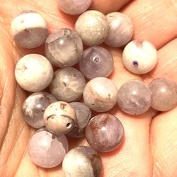 Lot Of 30 Lepidolite Beads 10mm