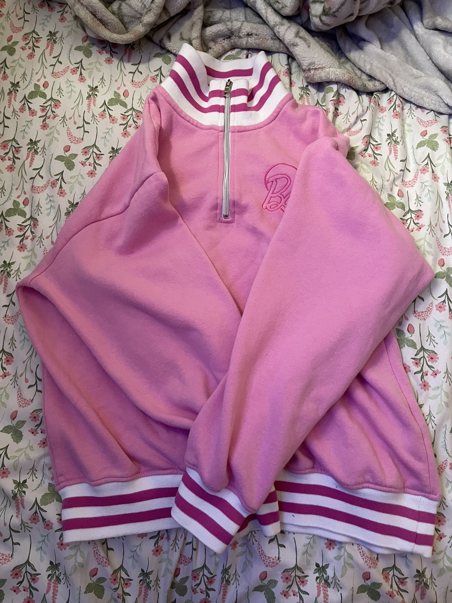 Barbie Pink turtle neck sweatshirt