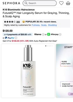 K18 Hair IQ Serum