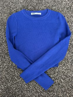 Zara Blue Long Sleeve 