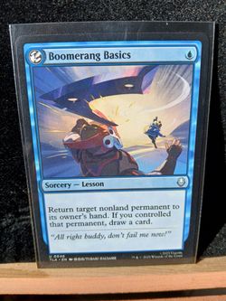 MTG Boomerang Basics - Avatar: The Last Airbender (TLA) Magic The Gathering