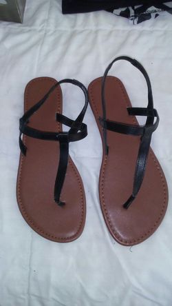 Black sandals