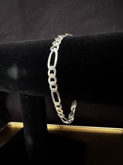 Pulsera De Plata Italiana .925 8” 