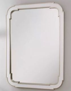 Mirror white and gold 48” x 34”