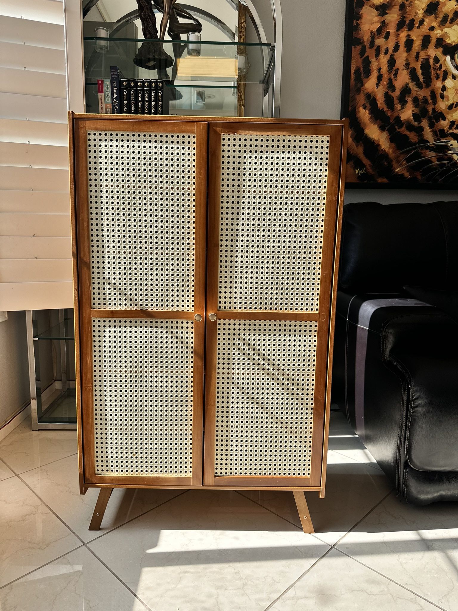 Bamboo Eco-Friendly 7 Tier Cabinet / Shoe Rack Cabinet