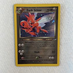Dark Scizor Pokémon Card
