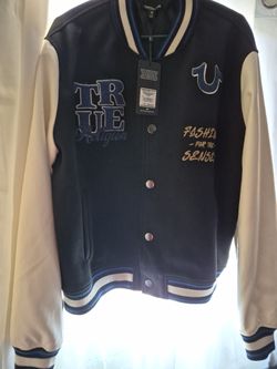 True Religion Buddha Brand Varsity New Size L