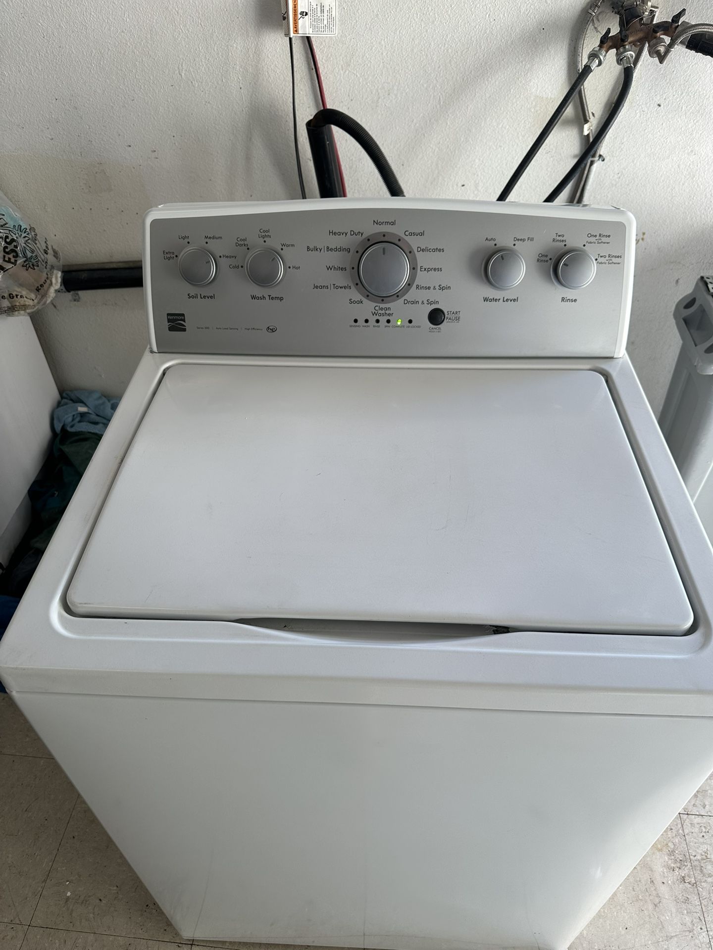 Kenmore Washer XL Tub
