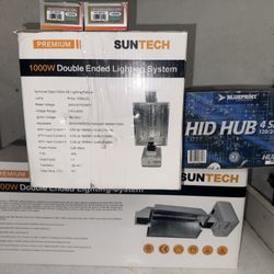New Suntech Grow Set Up , HID HUB, Hilux Grow lights 1000w 