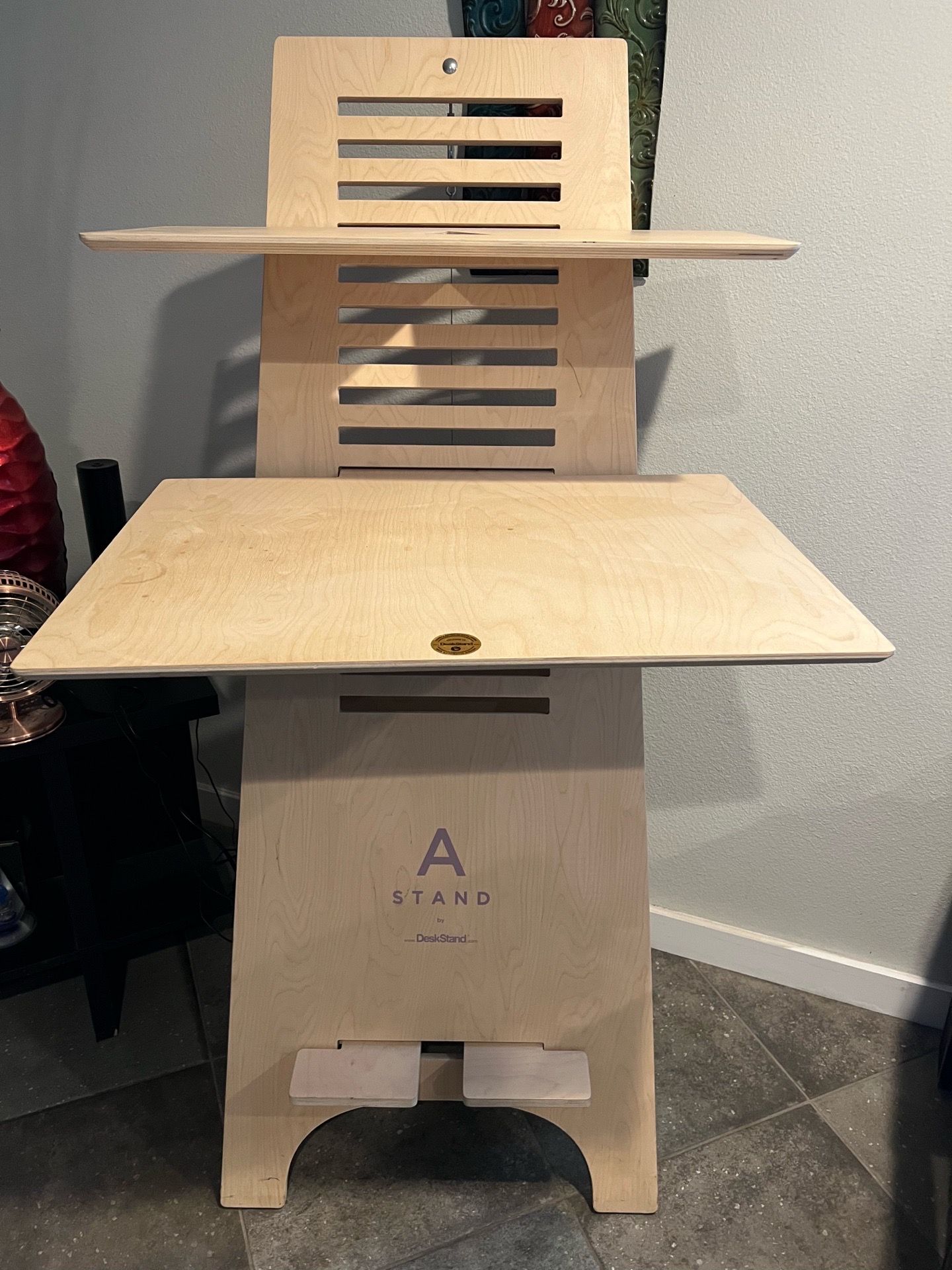 Free adjustable standing desk and ergo chair