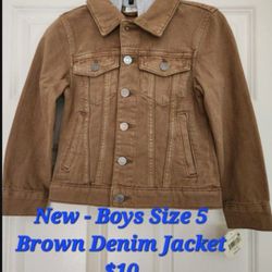 New - Boys Jacket (Sz 5) - $10