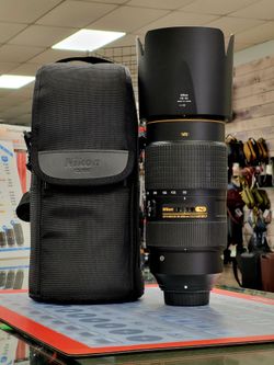 Nikon 80-400mm 4.5-5.6 G AF-S ED VR lens
