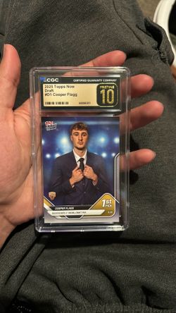 Cooper Flagg topps Now CGC pristine 10