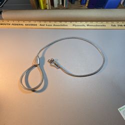 Rare Vintage Dog Leash NOS Mesh, Looks Like Chainmail, Stretchy