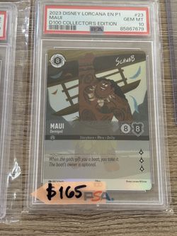 2023 Disney Lorcana. 6 PSA 10 Cards D100 Collector's Edition for Sale in Orlando, FL - OfferUp 2023 Disney Lorcana. 6 PSA 10 Cards D100 Collector's Edition for Sale in Orlando, FL - OfferUp