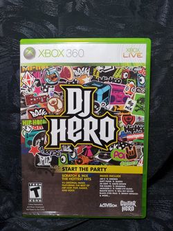 XBox 360 DJ Hero game only