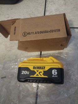 DeWalt 6 AH XR new