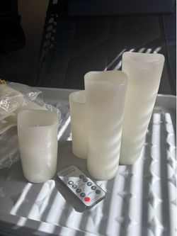 8ct Flameless Candles with remote