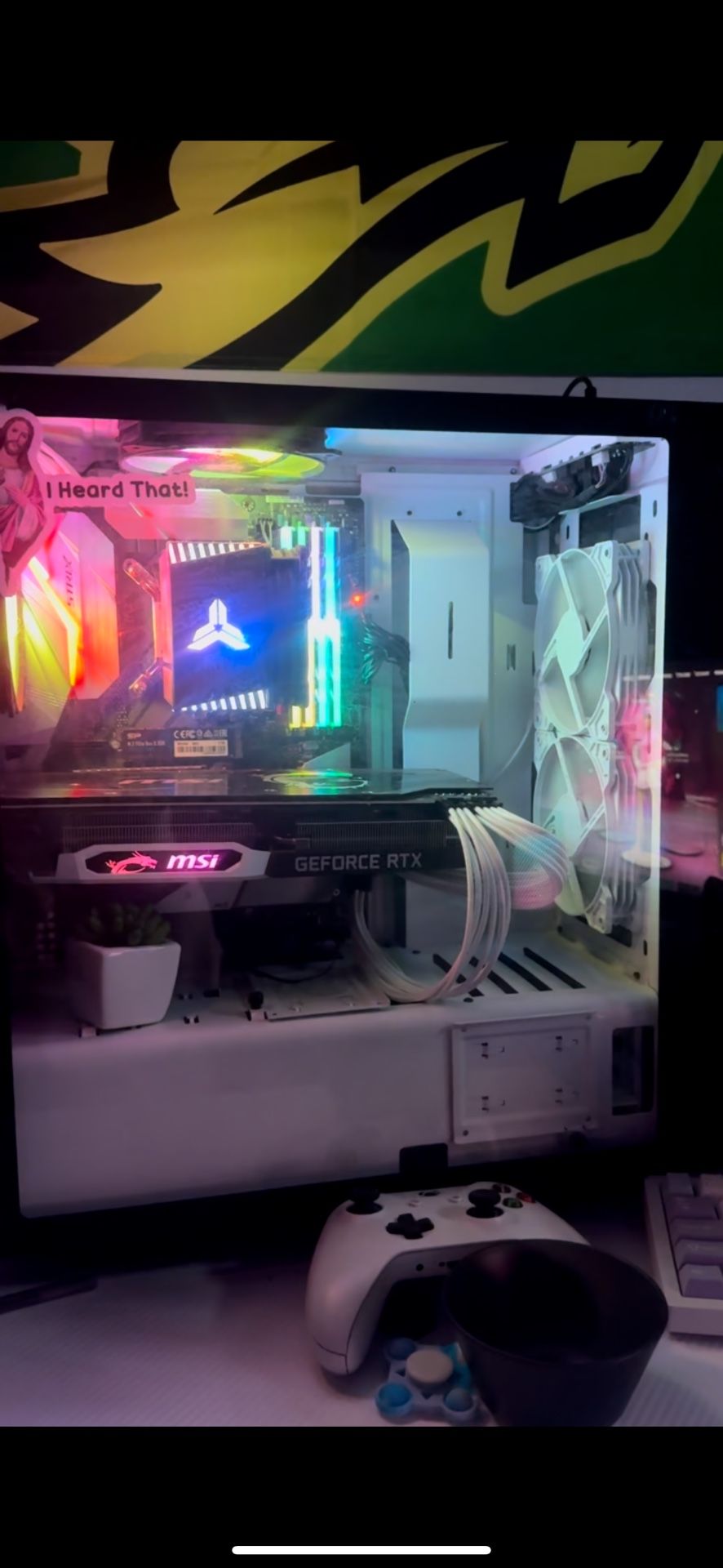 NEW WHITE GAMING PC