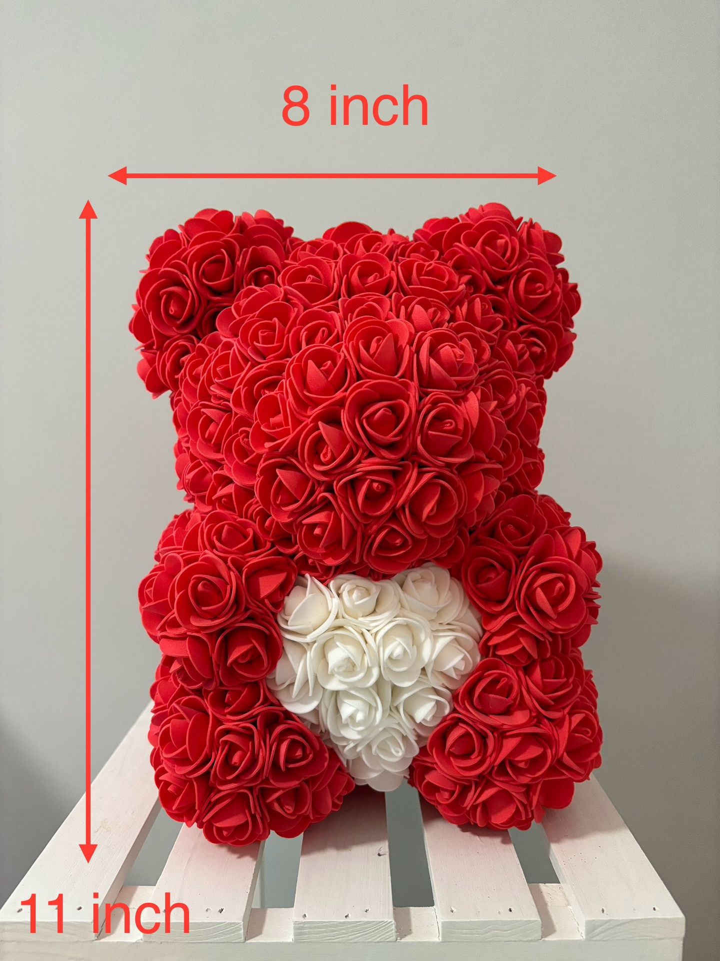 Red Rose Bear, bear,Flower bear,roses,teddy bear,gift, girlfriend gift,love bear, roses,birthday gift,Valentines day gift,rose bear