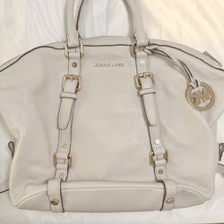 Michael Kors cream leather purse