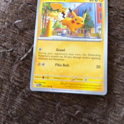 Pikachu Pokémon TCG Scarlet And Violet Paldea (062/193)