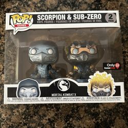 Scorpion and subzero GameStop exclusive Funko
