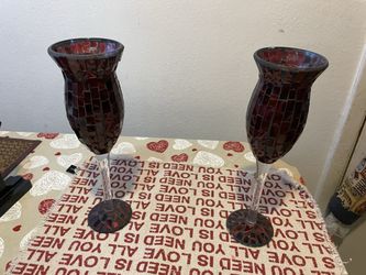 Beautiful Candle Holders Vintage Estate Items 