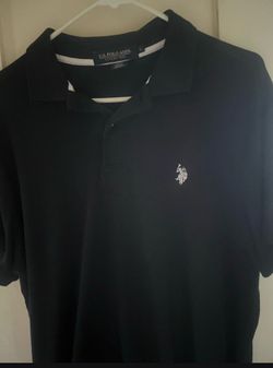 Black and white polo