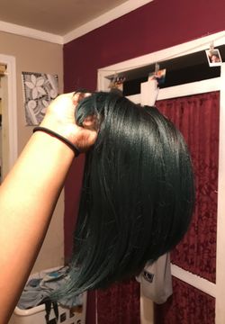 Blue wig $15