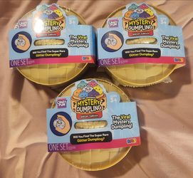 Dumpling Glitter Lot of (3) Authentic
