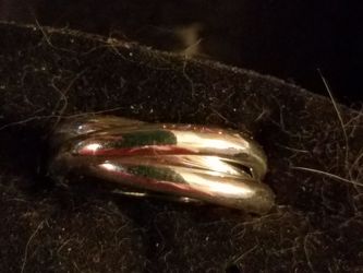 925 triple rolling ring