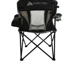 Ozark Trail Camping Chair, Black and Gray