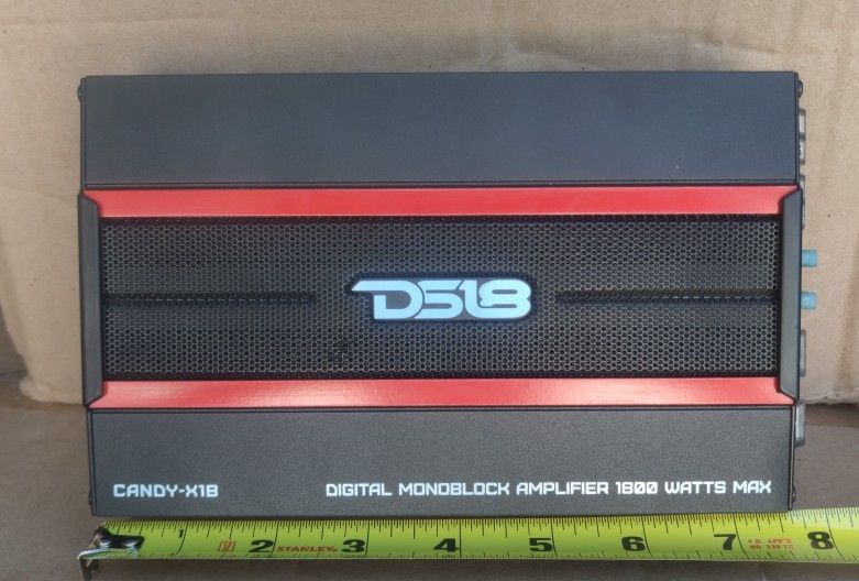 Min AMP. For Motorcycle 🏍️ Or Car's 🚗 D'S18 Class D' Monoblock 1800 Watts 🎶💪🏻