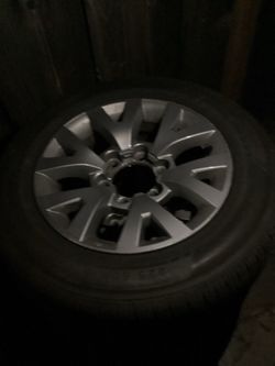 4 Toyota oem wheels with excellent tires like new