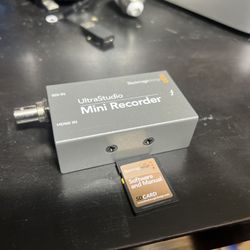 Black magic Ultrastudio Mini Recorder With Thunderbolt Cable