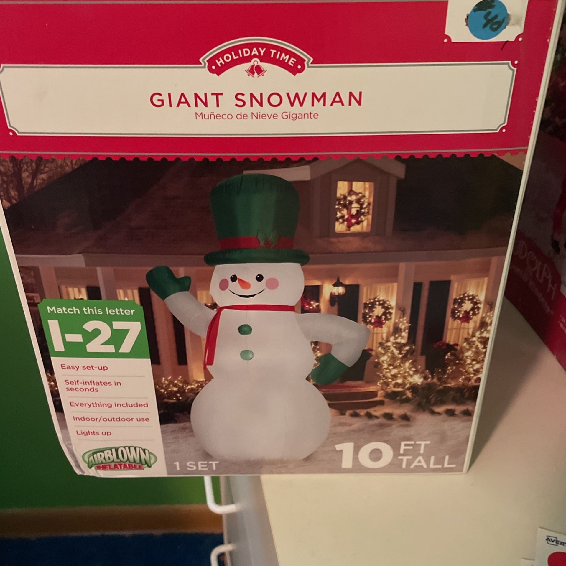 Christmas Snowman 10’