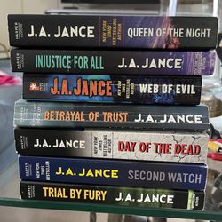 J.A. Jance Books Set Of 7