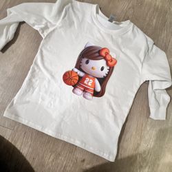 Hello kitty basketball Shirt (any Picture Available)