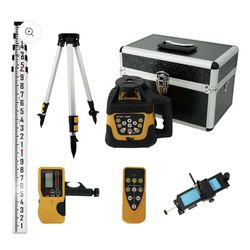 Self-Leveling Rotary Laser Level Kit Tripod