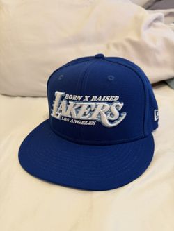 Born Raised La Lakers Fitted Hat So 7 ⅜
