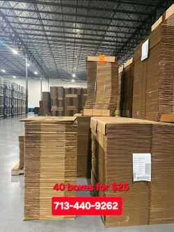 Up to 40 Moving Boxes For $25