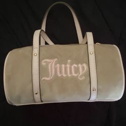 Juicy Couture Brown and Pink Barrel Bag