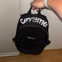 Supreme SS16 Black Backpack 