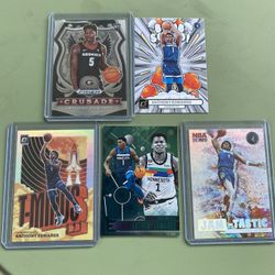Anthony Edwards Rookie Insert Lot