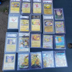 $5000! Firm All 60 Graded Cards & Some Single Raw Cards... Pokémon Cards Collection $5000!. Or Trade all for Car with Paperwork. Or Cash & Trade