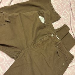 Brown Jeans Size 17/33