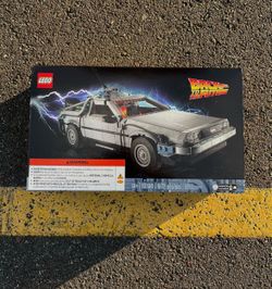 LEGO Icons Back to the Future Time Machine Car Set 10300
